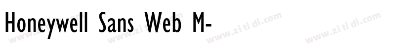 Honeywell Sans Web M字体转换